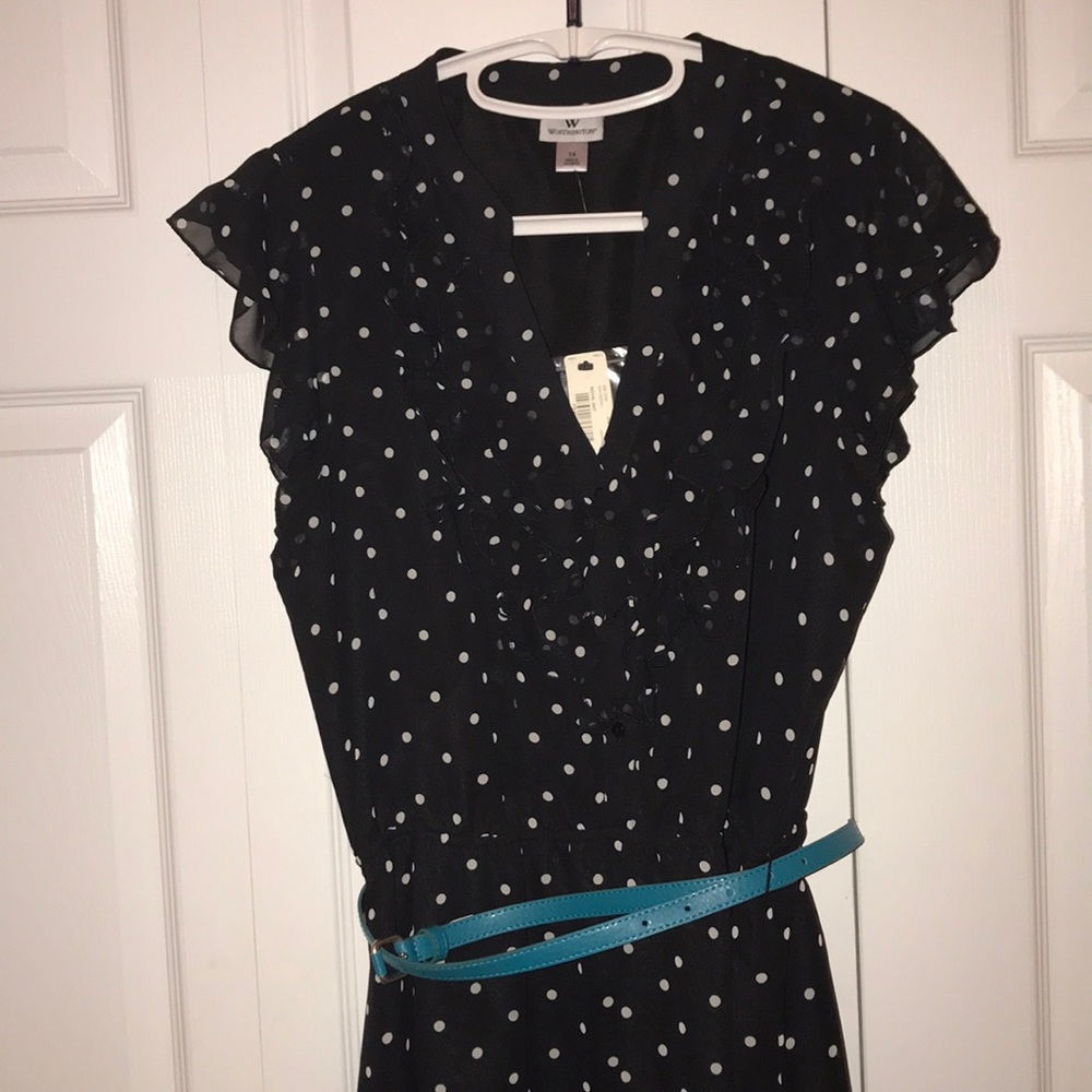 Polka Dot Ruffle Dress